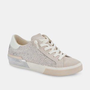 NWT Dolce Vita - Zina Sneaker - Crystal / Ivory Suede